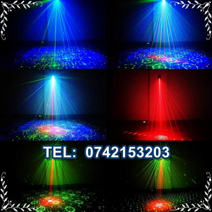 LASER  Dj Party Topolino UV RGB