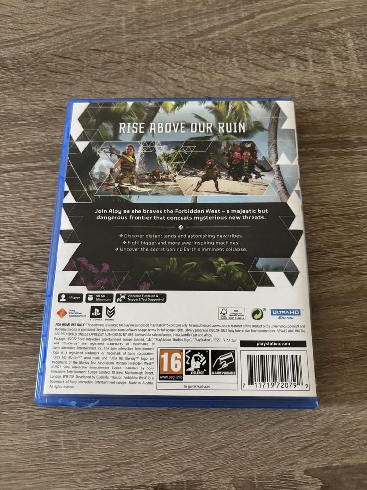 Horizon Forbidden west PS5