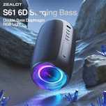 Boxa ZEALOT S61 stereo de 20W, portabil pentru exterior wireless 5.2