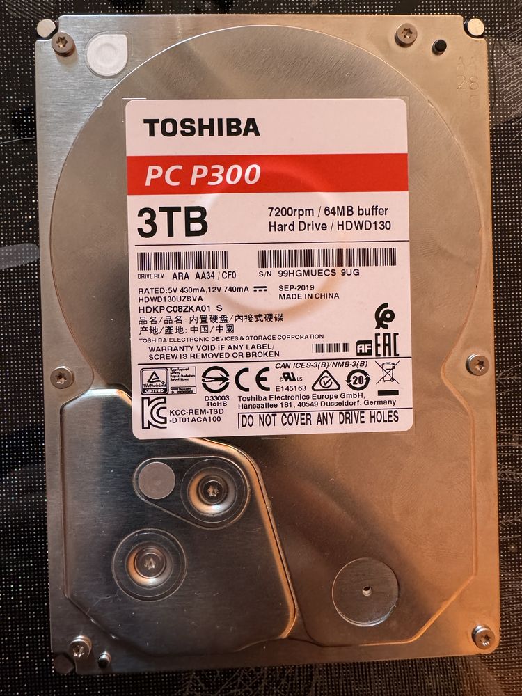 HDD 3tb Toshiba