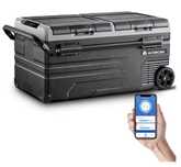 Lada frigorifica compresor 90L cu WiFi, 12V/220V, zona dubla, AAOBOSI