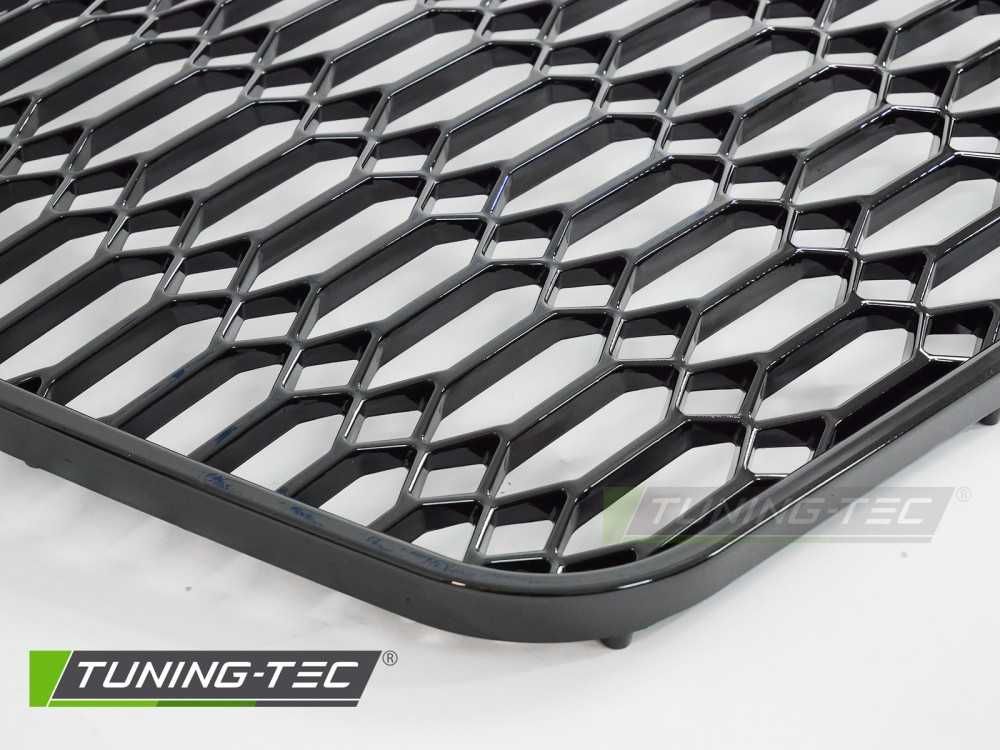 Grila fagure Audi A6 C7 dupa 2011-2014 Negru lucios