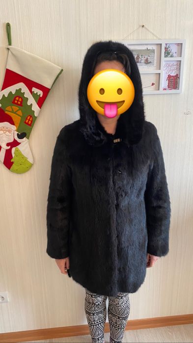 Женская шуба, норка