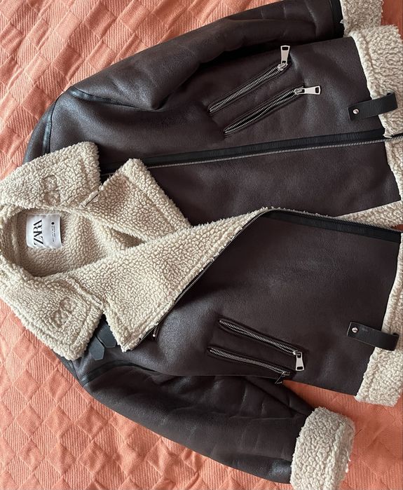 Дубленка от зара