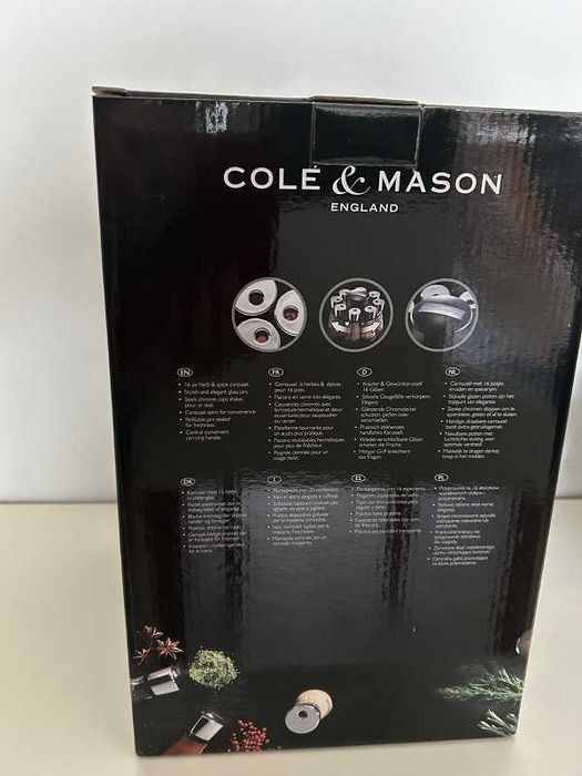 Комплект за подправки Cole & Mason - HERB & SPICE, 16 части + стойка