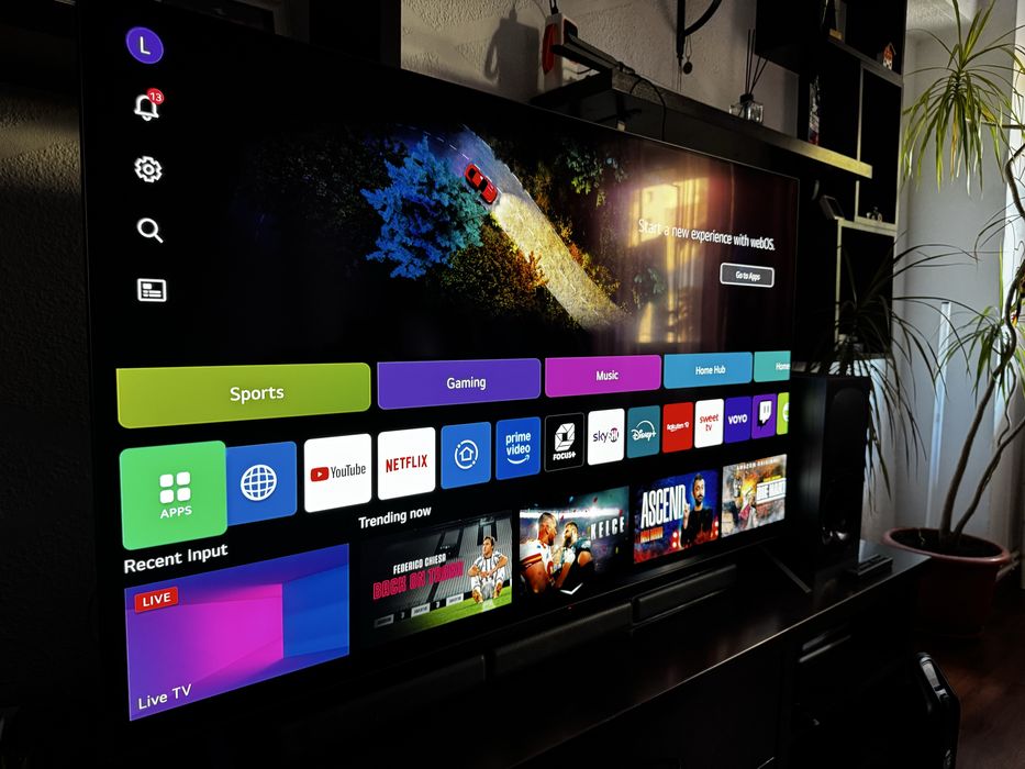 Televizor LG OLED55A23LA + Sistem Sony HT-S40R