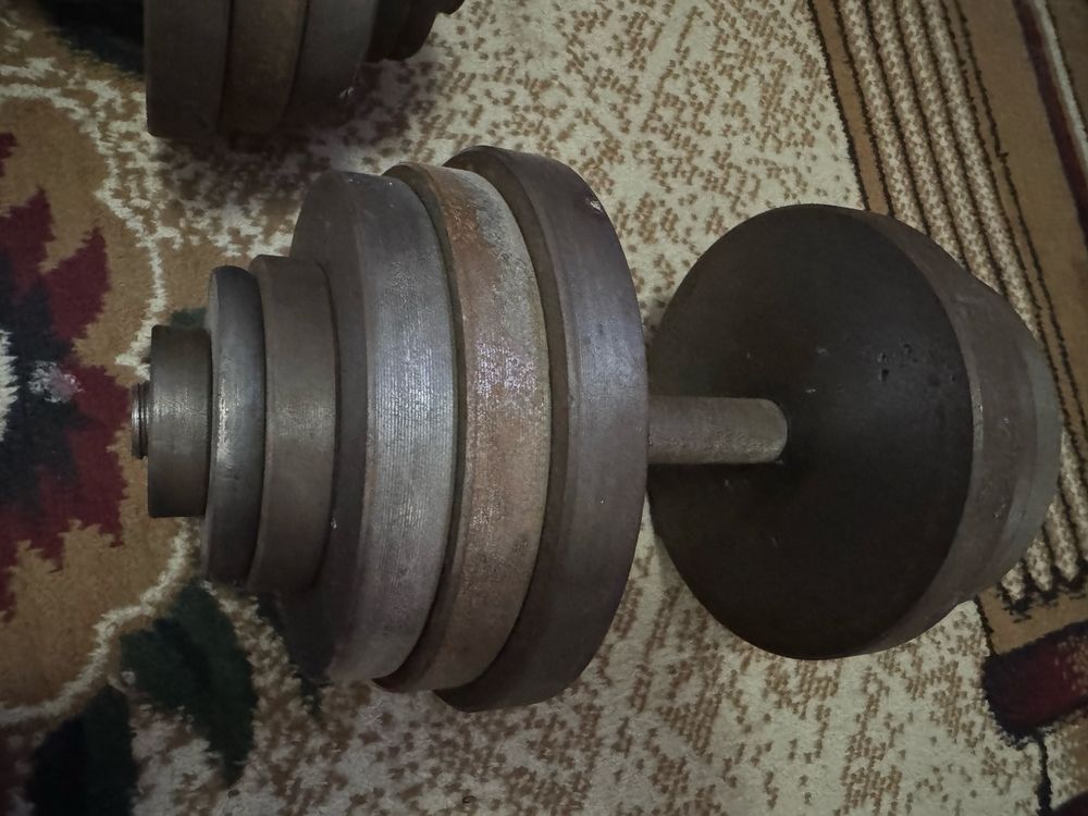 Продам гантели 2х25 кг