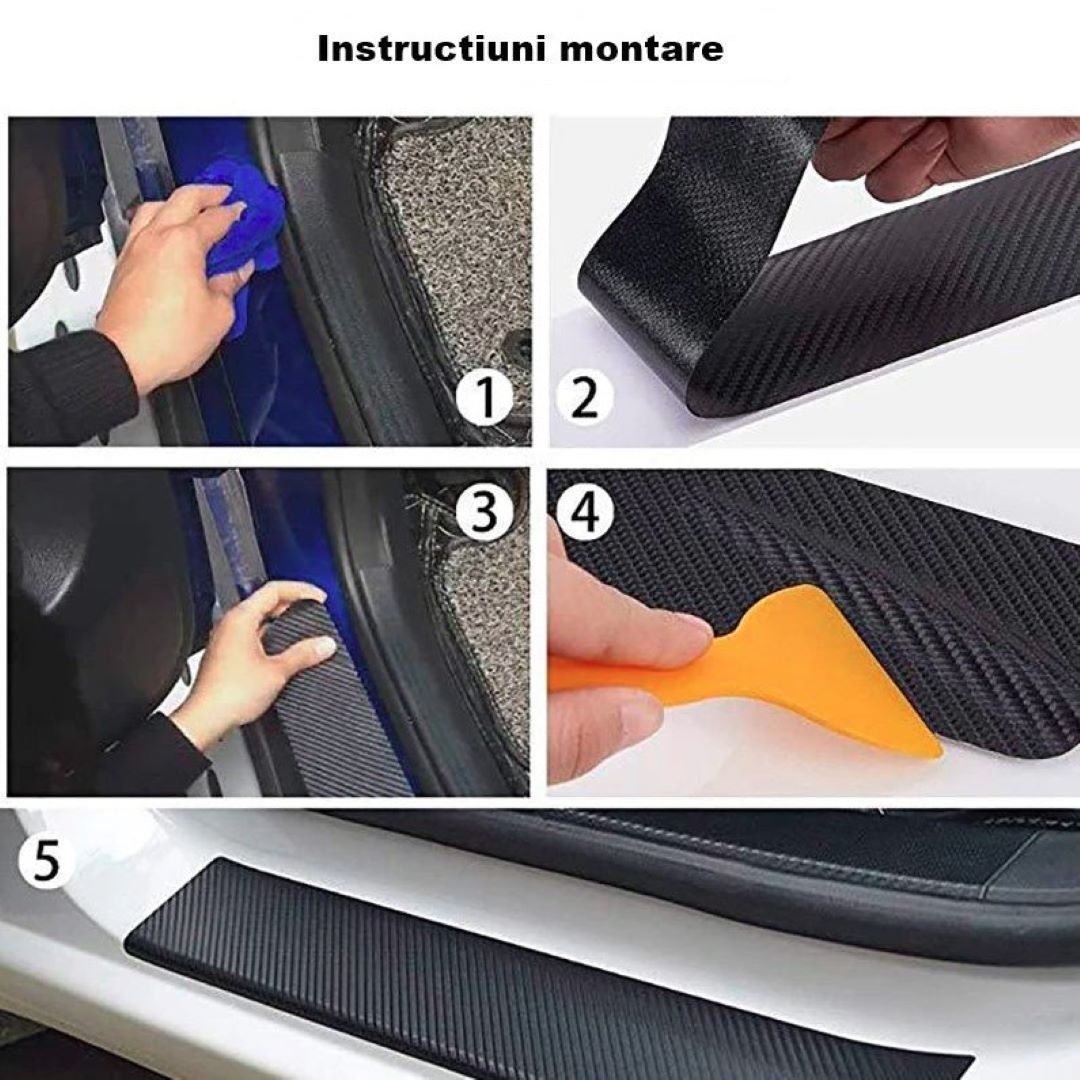 Folie auto-adeziva din fibra de carbon