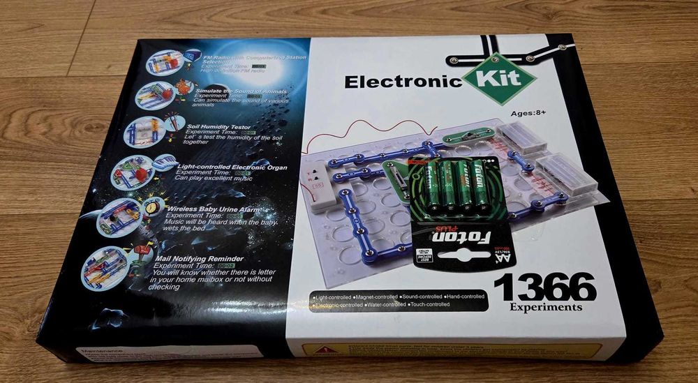 Set 1366 Experimente Electronice - kit invatare pasionati - sigilat