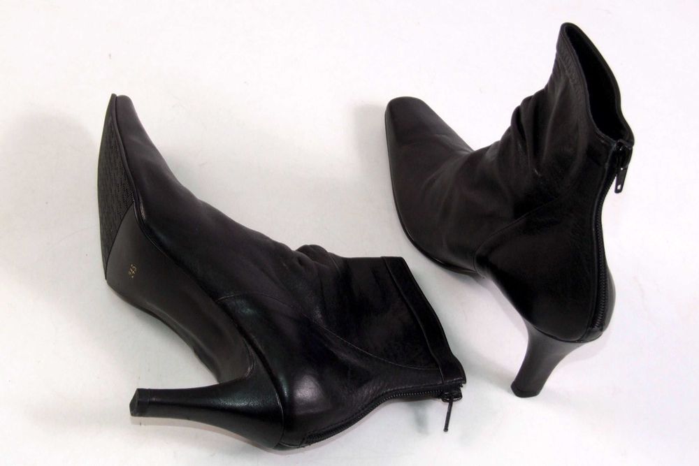 Cizme dama, piele naturala 100% mas. 38, toc 8 cm, Made in England NOI