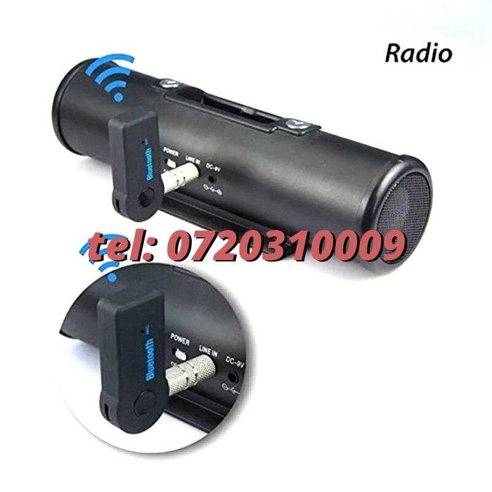 Adaptor Auxiliar Bluetooth Pentru Muzica Cu Mufa Jack Si Cablu