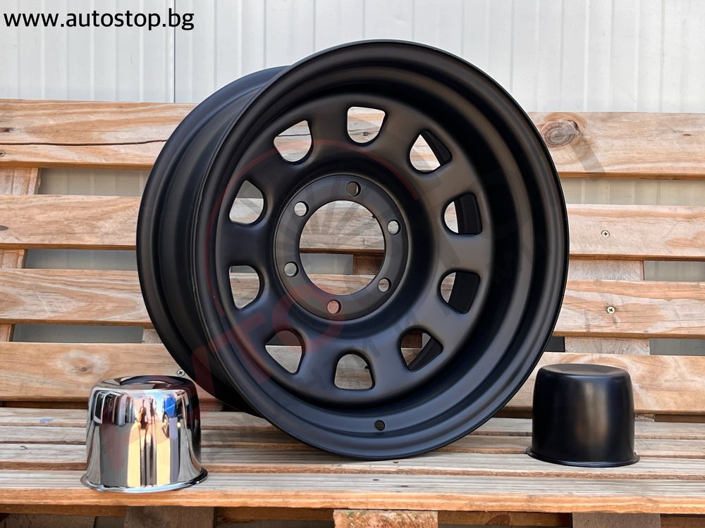 17" 8J 6x139.7 ET -25 Джанти Стоманени 4x4 Минусови Toyota Nissan