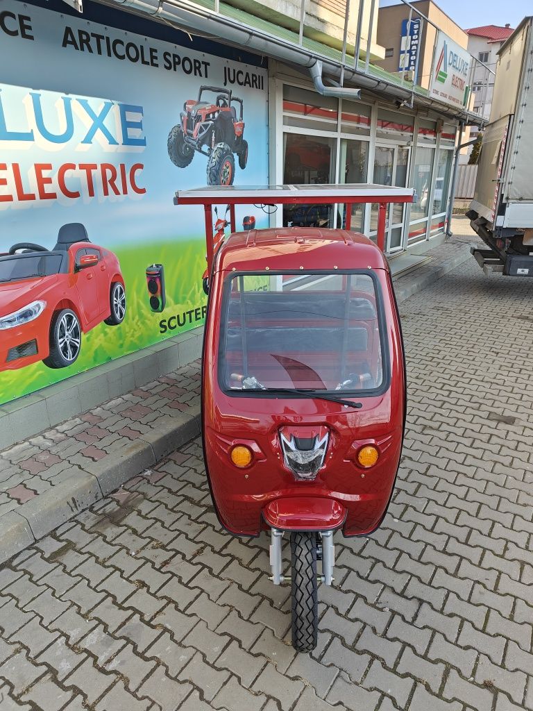 Tricicleta Electrica KUBA GL18000 Cabina si Panouri Fotovoltaice 2024