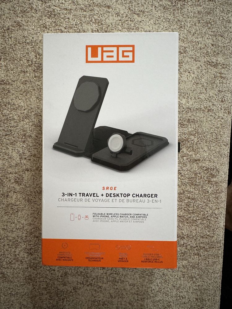 Incarcator Iphone 3in1 travel/desktop