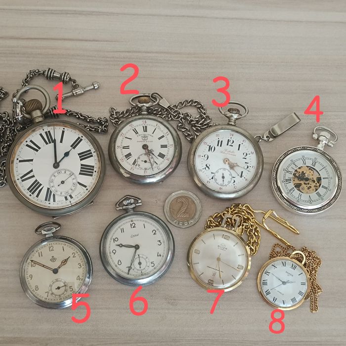 Джобни швейцарски немски часовници