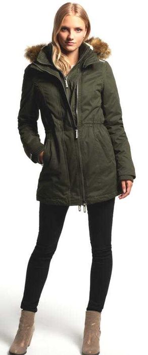 Дамска парка Superdry  Windparka дълго топло зимно яке  ПРОМО *До -50%