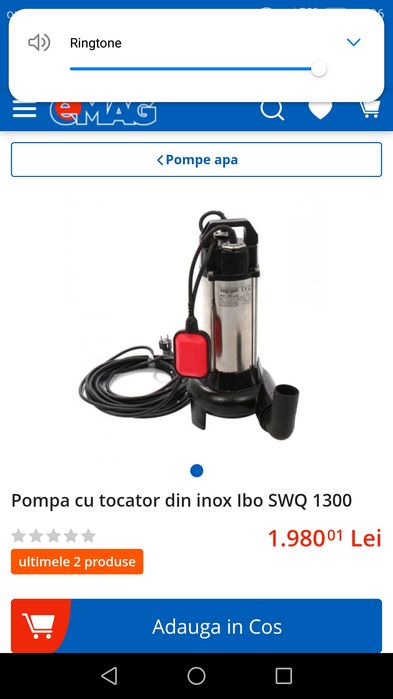 Pompa submersibila, pompa, din inox Ibo SWQ 1300 cu tocator