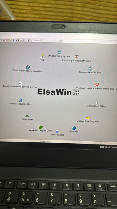 Tester/Diagnoza Odis S25+E19+Elsawin6.0 instalate pr laptop+VNCI 6154A