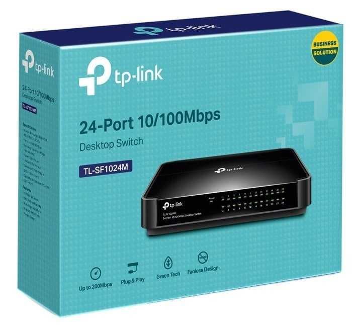 Коммутатор TP Link SF1024M— 24 порта Комутатор / Камутатор