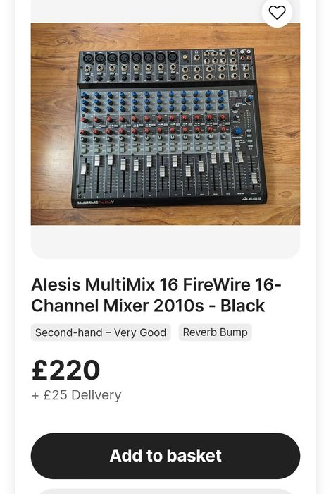 Mixer audio Alesis MultiMix 16