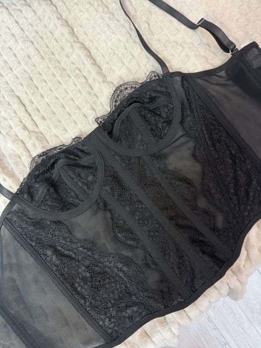 Дамски дантелен топ/корсет