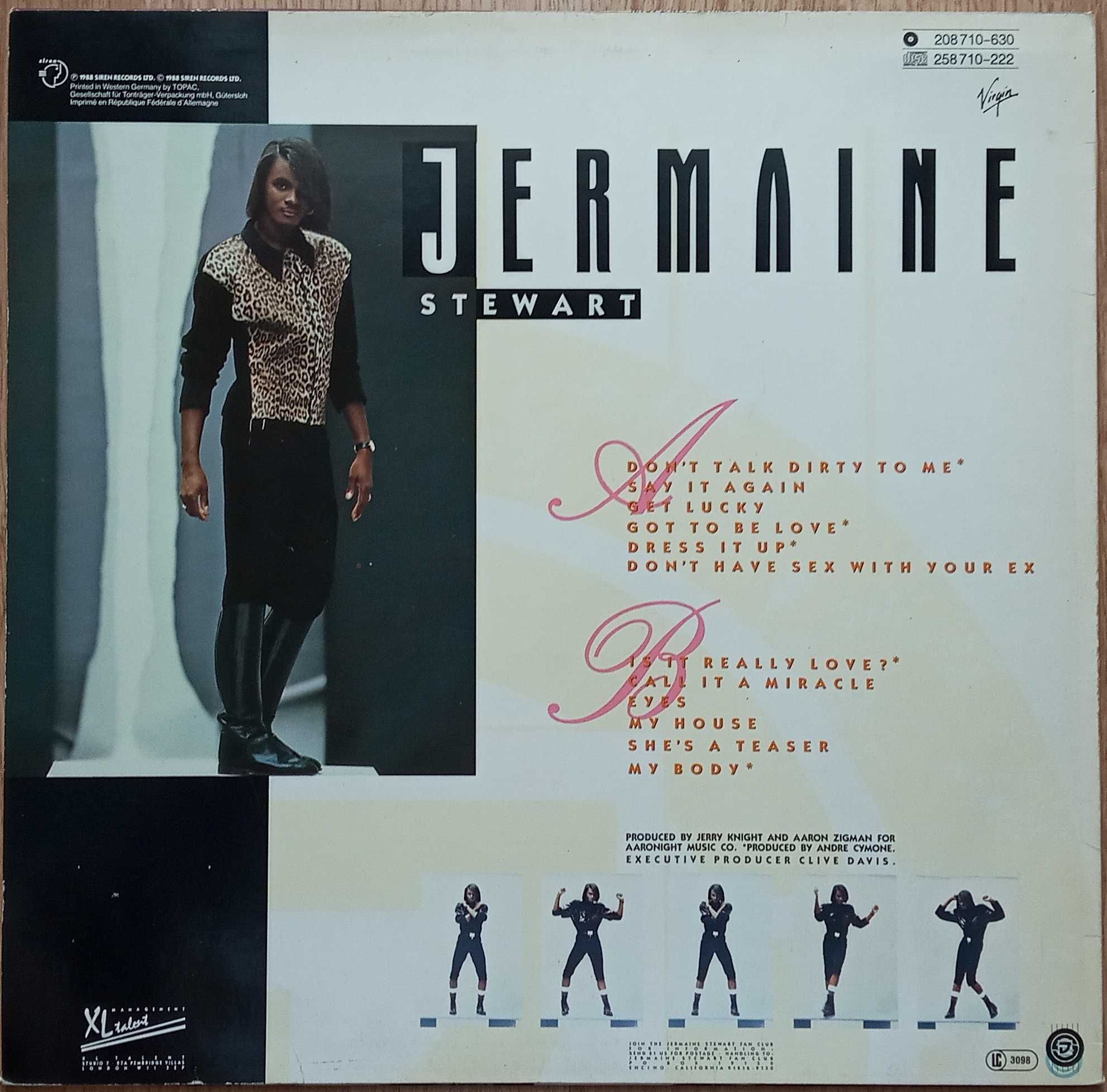 disc vinil Jermaine Stewart – Say It Again (1987)