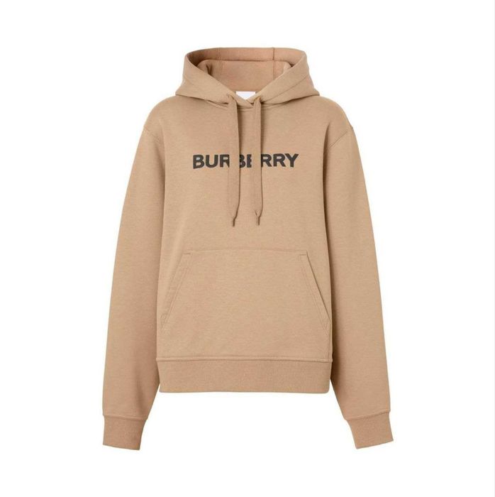 Мъжко Худи с Качулка BURBERRY кафяв цвят