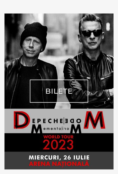 Два билета за концерта на Depeche Mode в Букурещ