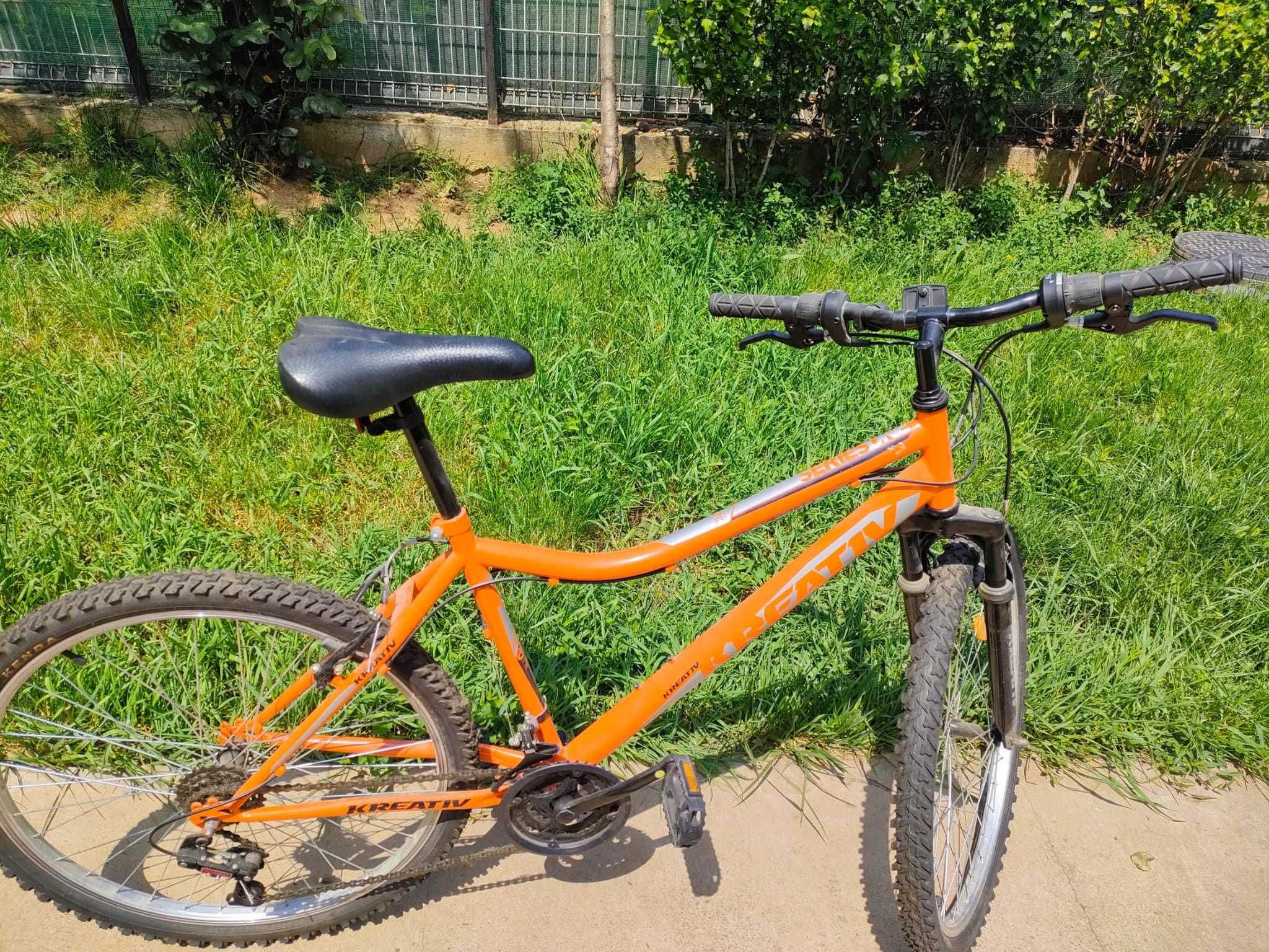 Bicicleta Mtb Kreativ 2604 Portocaliu, M,  26 Inch