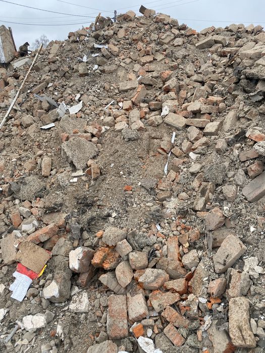 бой кирпича строительный мусор