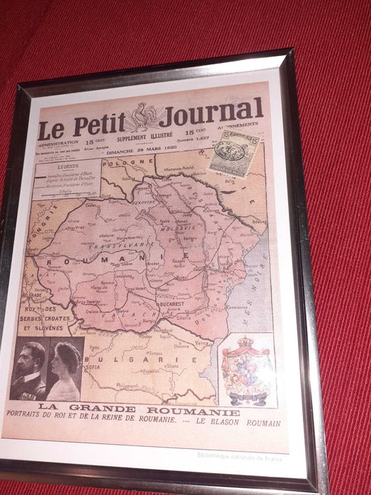 Tablouri timbre originale: România Mare, Familia Regală la Tisa, 1919