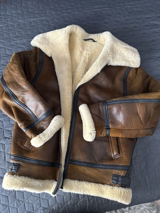Cojoc Barbati piele naturala si interior din blana naturala