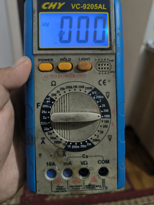 Tester tok olchovchi