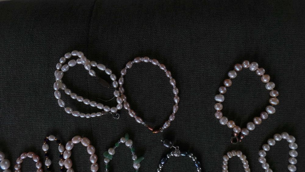 vand coliere/bratari din perle naturale