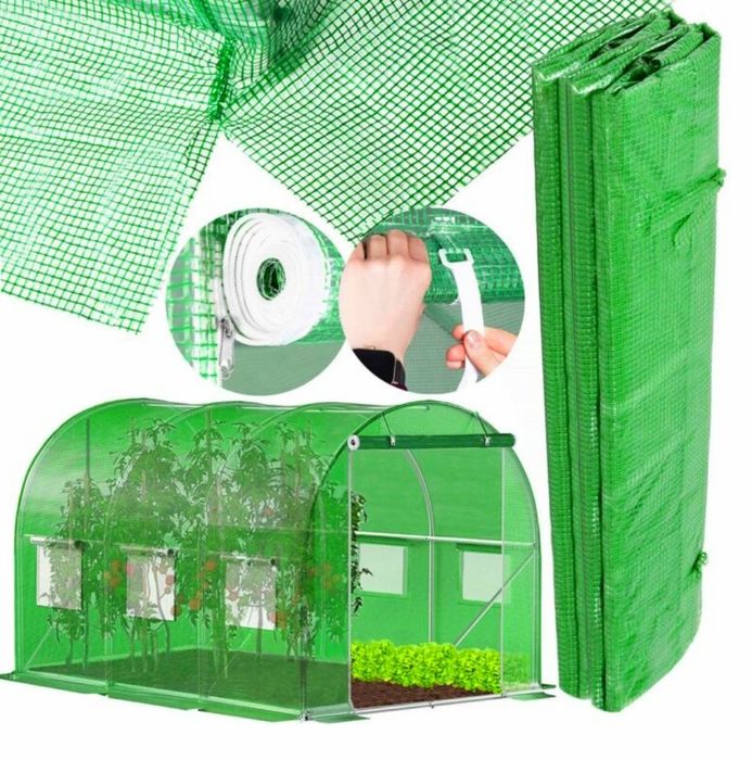 SERA De GRĂDINA tip tunel cu cadru metalic 6 mp NOUĂ - 370 Lei