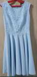 Rochie elegantă / evenimente, albastru deschis, Mărimea 38