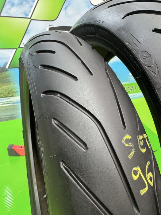 Set anvelope Moto 120 70 17 si 190 50 17 Michelin Power3 Cauciuc Set96