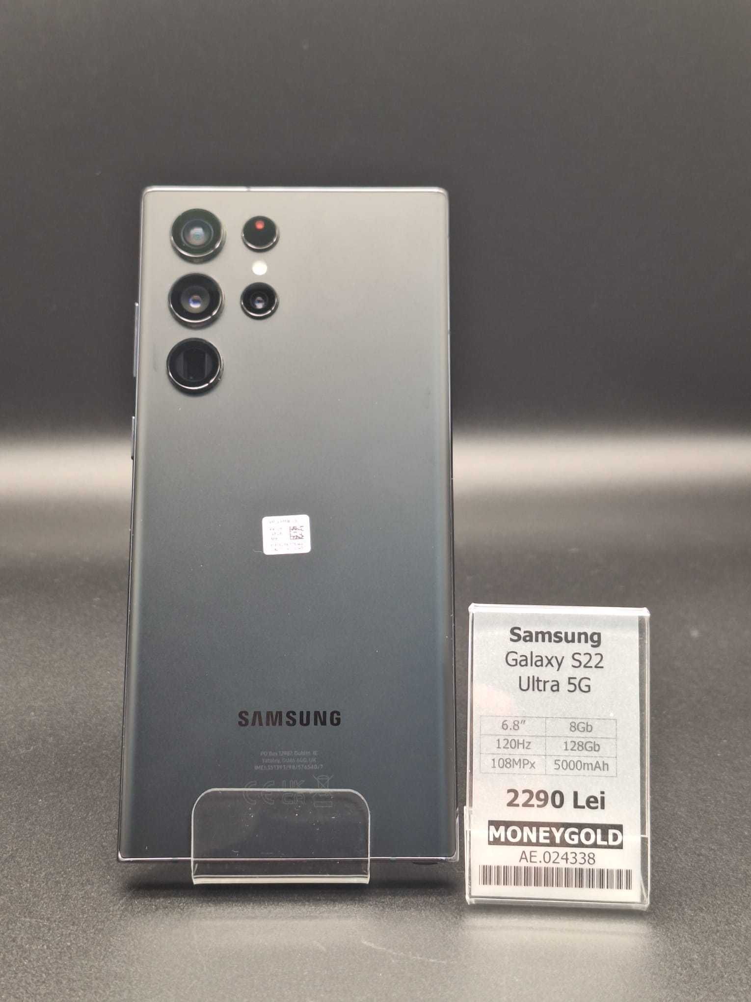 Telefon Samsung Galaxy S22 Ultra 5G MoneyGold AE.024338