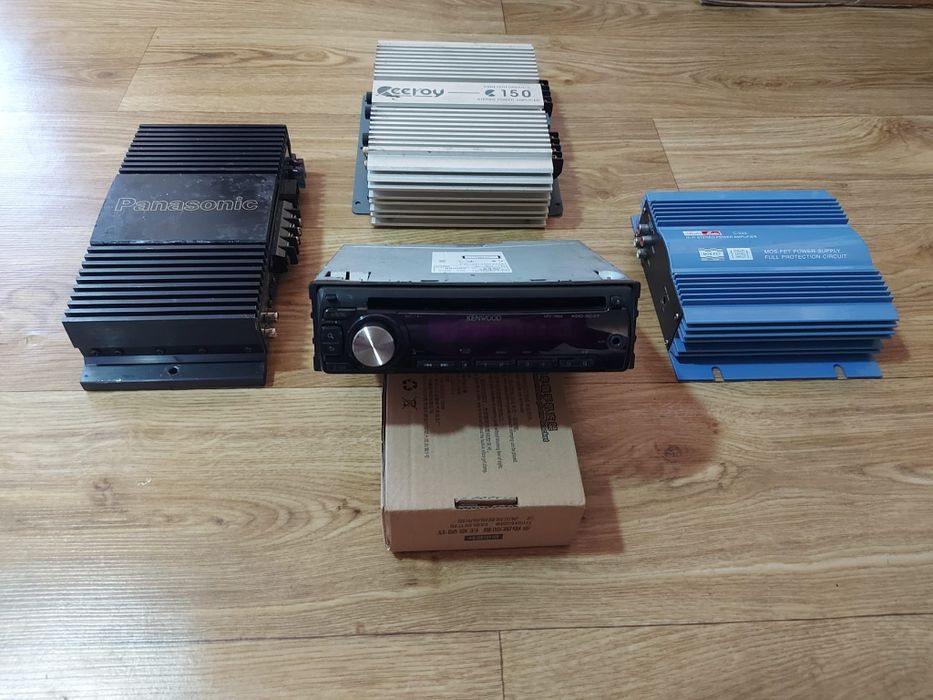 3 Amplificatoare + Mp3 Auto Kenwood