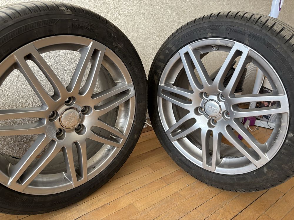 Оригинални джанти 18" OEM AUDI A3 8P LE MANS с летни гуми дот 22-24.