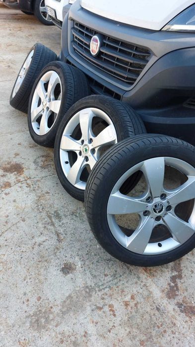 Roti Vara R17 VW SKODA SEAT AUDI 7J x 17 ET54 Anvelope Pirelli