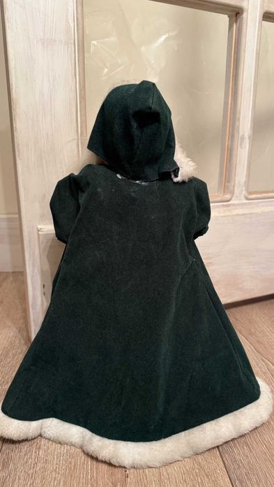 Порцеланов стар голям Дядо Мраз– връх за елха.