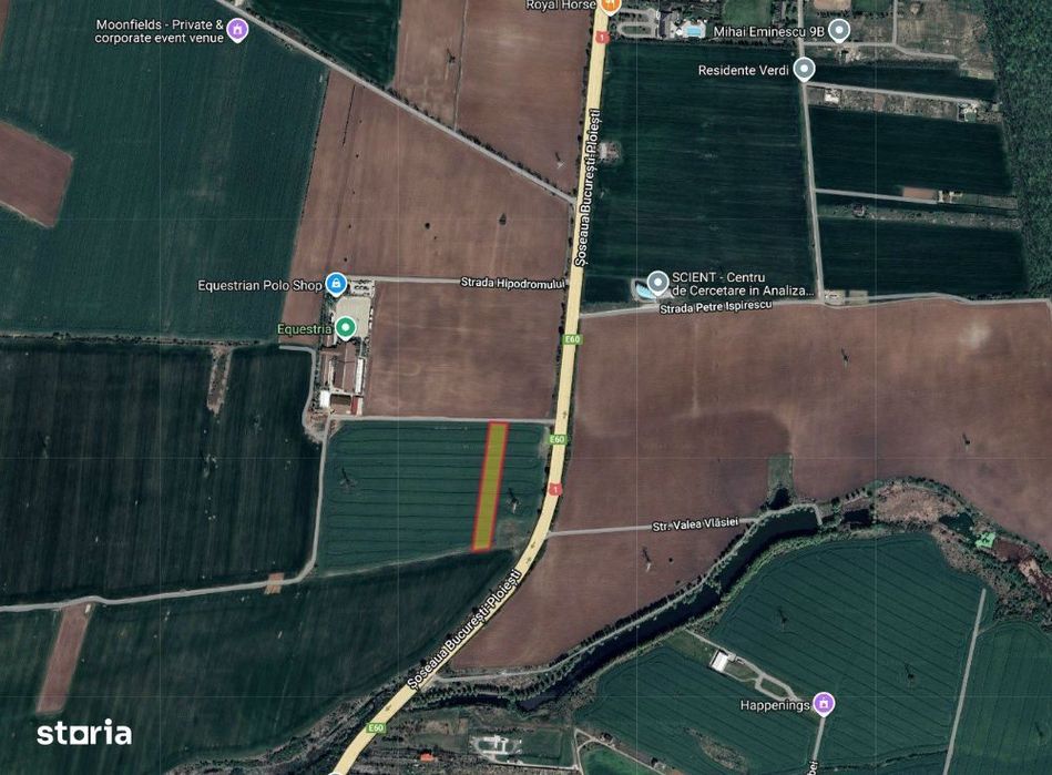 Snagov Tancabesti, Teren intravilan 7,500 mp- langa Eqvestria