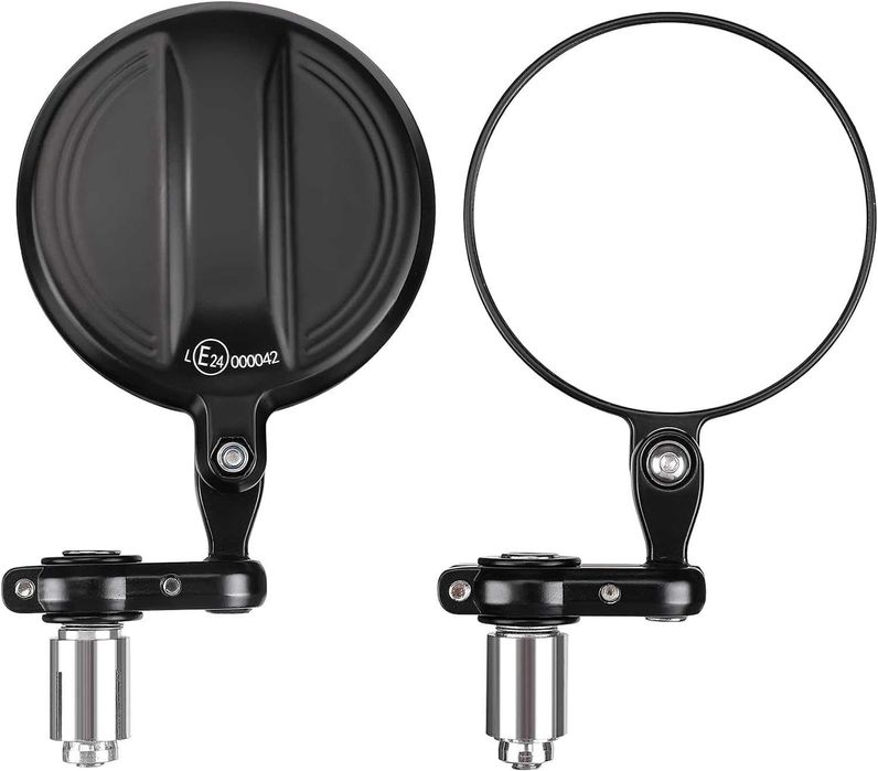 Oglinzi Moto Universale Rotative 360 Pentru Ghidon 22 mm Negru