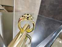 CARTIER Panthere de Cartier Gold Black Дамски Пръстен