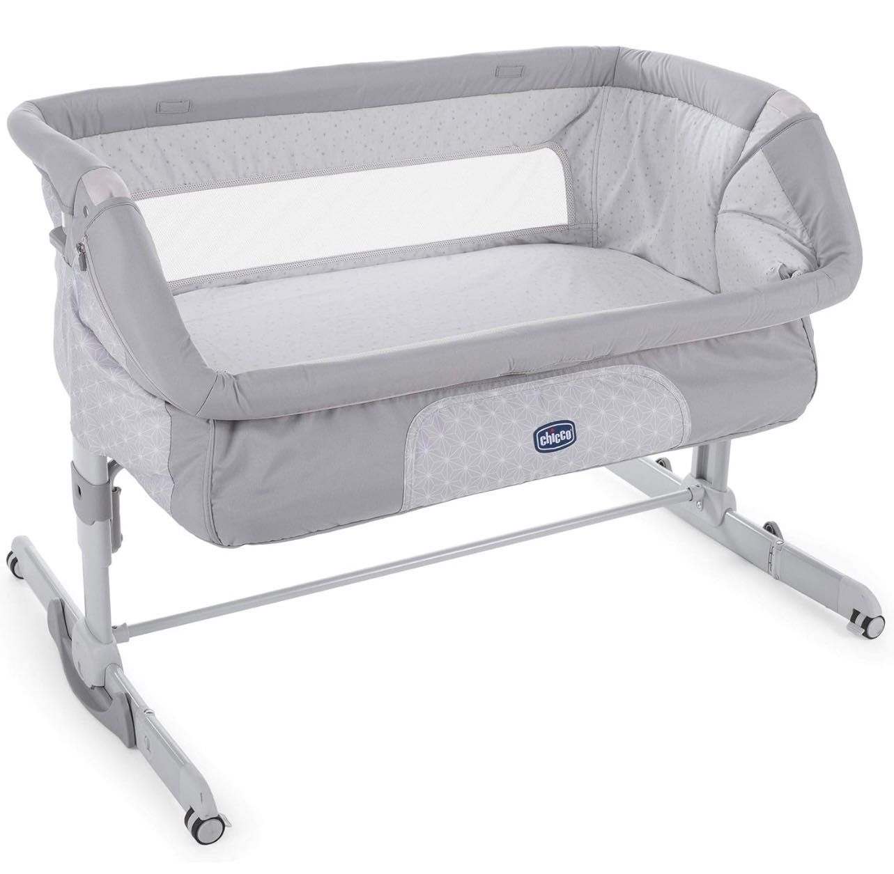 Бебешка кошара Chicco Next2Me Dream, Grey Mattress and Travel Bag