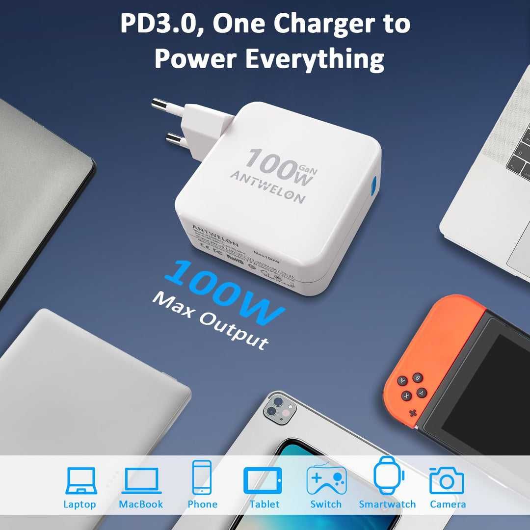 Incarcator USB C 100W pentru MacBook Pro 16 15 14 MacBook Air