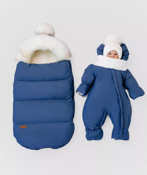 Конверт на выписку зимний для новорожденного