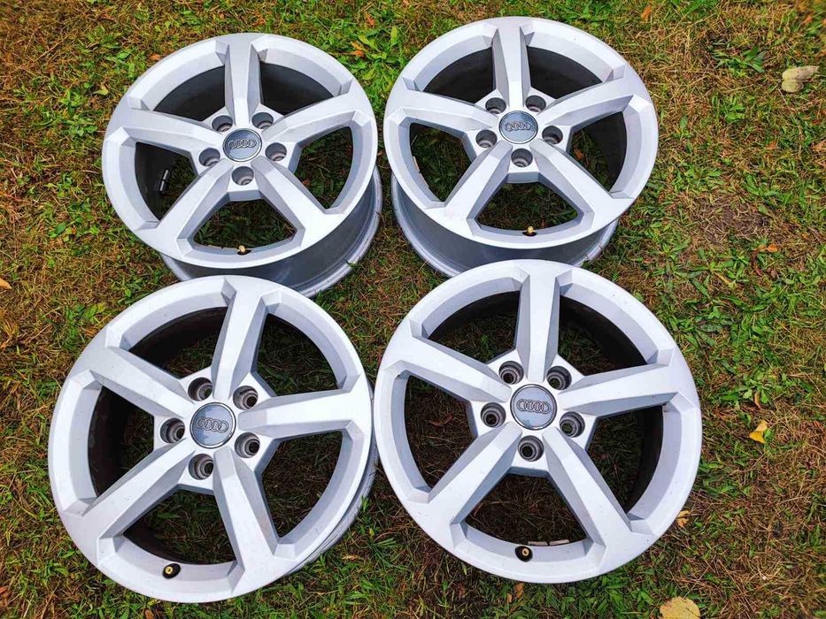 Audi/Ауди; Фолксваген/VW - 16 цола 5x112; 4 бр. оригинални лети джанти