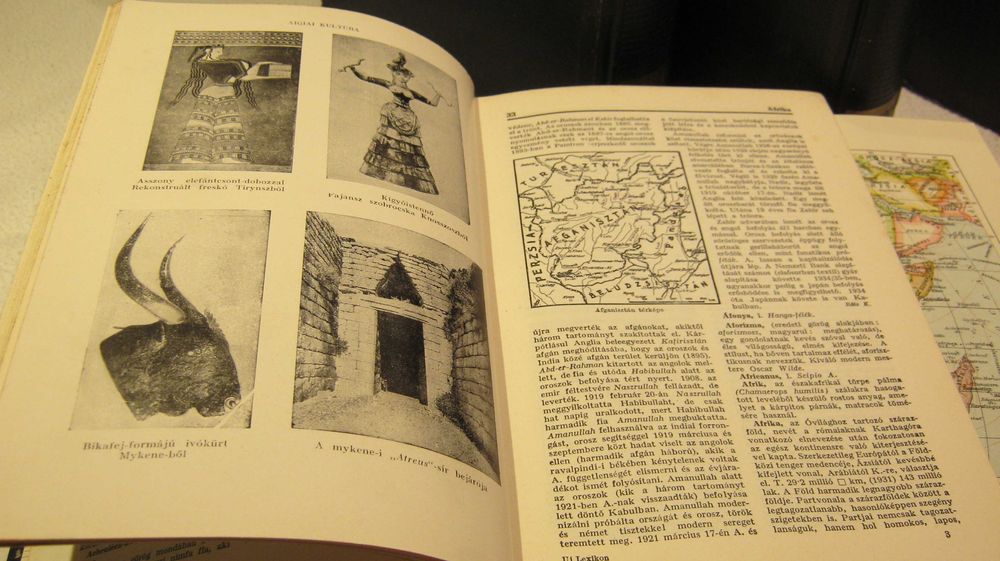 UJ LEXIKON,vol I,II,III,-,V,VI,DANTE PANTHEON, editie maghiara,1936.